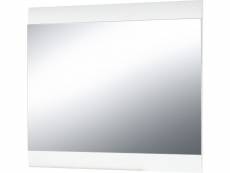 Miroir rectangulaire blanc corfou