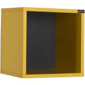 Mobilier Deco - mindy - Etagère cube murale - jaune