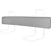 Naizy - Barrière de lit Protection contre les chutes de lit - 180 cm - Extra longue - 5 trous - Réglable en hauteur déformable