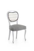 Pack 2 housses de chaise extensible gris clair 40 - 50 cm