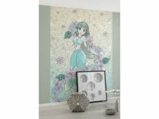 Papier peint intissé jasmine pastel d'aladdin de disney 200 cm x 280 cm