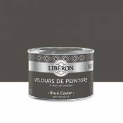 Peinture murs plafonds et boiseries Velours de peinture marron brun caviar Liberon 125 ml