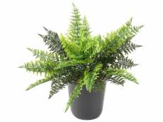 Plante artificielle haute gamme spécial extérieur / fougere artificielle - dim : 40 x 40 cm -pegane-