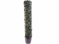 Plante artificielle haute gamme spécial extérieur / lierre artificiel vert - dim : 185 x 35 cm -pegane-
