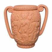 Pot de fleurs Magna Graecia / Anfora - H 140 cm / Terre cuite - Seletti orange en céramique