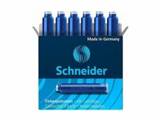 Schneider cartouche d'encre bleu standard 50 x 6-pack 4004675166036