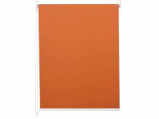 Store à enrouleur pour fenêtres, hwc-d52, avec chaîne, avec perçage, isolation, opaque, 120 x 160 ~ orange