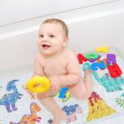 Tapis de bain antidérapant pour enfants, tapis de bain pour bébés, tapis de bain pour enfants pour baignoire, tapis de bain pour enfants avec
