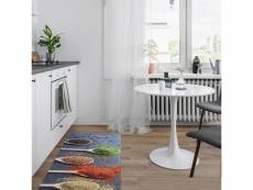 Tapis de cuisine 50x150 cm rectangulaire kitchcui1 multicolore cuisine adapté au chauffage par le sol