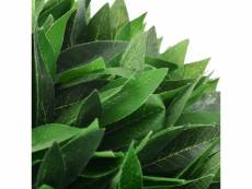 Vidaxl plante artificielle laurier avec pot vert 130