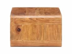 Vidaxl table basse 90x50x30 cm bois d'acacia massif 289651