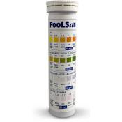 25 Bandelettes de tests pour piscine et Spa. Test aussi le taux de cuivre. bsi Poolsan 434