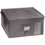 5five - boîte de rangement gris clair 30x30x15