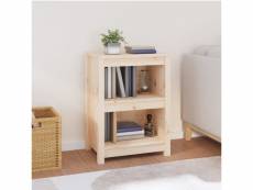 Bibliothèque étagère de rangement - pour bureau salon chambre cuisine 50x35x68 cm bois de pin massif meuble pro frco85329