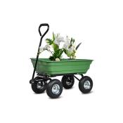 Chariot pliant chariot de jardin en poly avec cadre