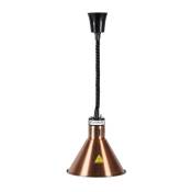 Dynasteel - Lampe Chauffante Conique Cuivrée avec Ampoule - Cuivre