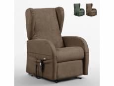 Fauteuil relax inclinable releveur 2 moteurs accoudoirs