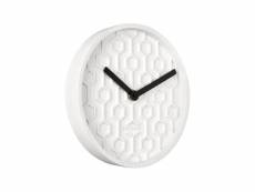 Horloge murale honeycomb blanc
