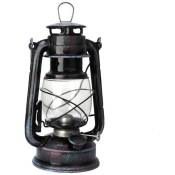 Lampe à Huile, Lanterne Tempête de décor Vintage, Lampes à kérosène rétro de 24 cm Lanterne de Table pour la Maison, décoration de Patio extérieur,