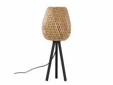 Lampe à poser tara en bambou, diamètre 43,5 cm