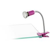 Lampe de serrage Litos Gu10 1x3W Stahl Purple, Nickel-Matt