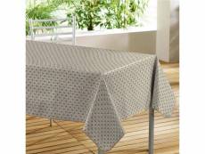 Nappe rectangle pvc styl art chic taupe