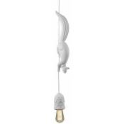 Nordic écureuil résine pendentif LED moderne lampe suspendue lumière pour chambre enfants chambre décor de chambre d'enfants