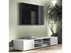 Podium tv stand 4 niches and 2 doors 185 x 31 white 3158A2121A00