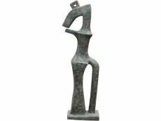 Sculpture en fonte de bronze d'art moderne l50xpr34xh175