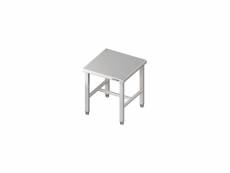 Support table inox - 400 x 400 à 600 x 600 mm - stalgast - - acier inoxydable400 400x400x450mm