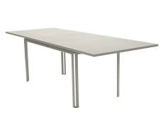 Table de jardin extensible en aluminium rectangulaire