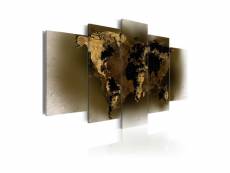 Tableau - brass continents-200x100 A1-N3420-DKX