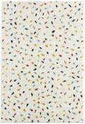 Tapis enfant shaggy motifs multicolores 80x140 cm