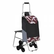 WUFENG Chariot pour Courses Alliage D'aluminium Chaise