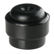 Butoir rond plastique noir creux - Ø 35 x 30 mm - Guitel Point M