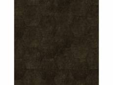 Carreaux adhésifs en cuir écologique hexagone brun foncé - 357263 - 1 m² 357263