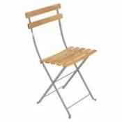 Chaise pliante Bistro / Bois - Fermob gris en bois