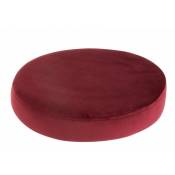 Coussin pour tabouret en textile rouge 34x34x8 cm - Rouge