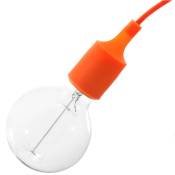 Creative Cables - Kit douille E27 en silicone Orange - Orange