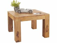 Finebuy table basse bois massif table de salon 60 x