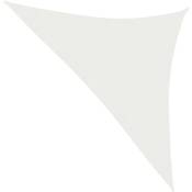 Helloshop26 - Voile toile d'ombrage parasol 160 g/m² 3,5 x 3,5 x 4,9 m pehd blanc - Blanc