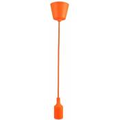 Jandei - Suspension pied, câble et douille orange E27 Lampe en plastique