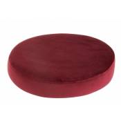 Jolipa - Coussin pour tabouret en textile rouge 34x34x8