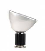 Lampe de table Taccia LED Small (1962) / Verre - H 48 cm - Flos noir en métal