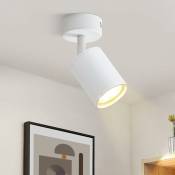 Led Plafonnier blanc : Spots de plafond GU10 pivotants à 330°, moderne et industriel pour salon, chambre à coucher, cuisine. Ampoules non incluses.