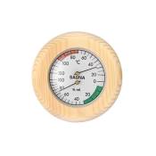 Linghhang - Sauna Klimamesser Hygromètre pour Sauna Thermomètre pour Sauna réglable manuellement 2en1 Mesureur de température et d'humidité pour