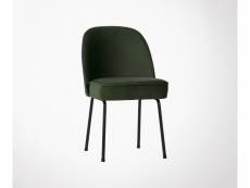 Lot de 2 chaises design en velours vogue - couleur - vert 800816-501*