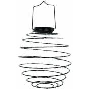 Lumi Jardin - Suspension solaire spirale orion Noir Acier H37cm - Noir