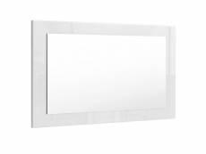 Miroir blanc brillant (hxlxp): 45 x 89 x 2