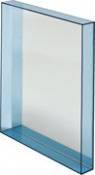 Miroir mural Only me / L 50 x H 70 cm - Kartell bleu en plastique